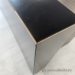72" Black & White Straight Reception Desk